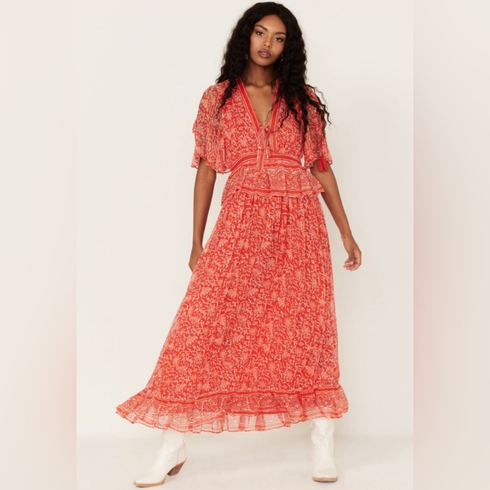 Cleobella Red Dress